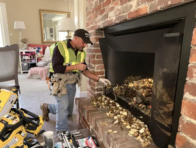 Safe screening installation by Wareham Chimney Sweep in Wareham, MA