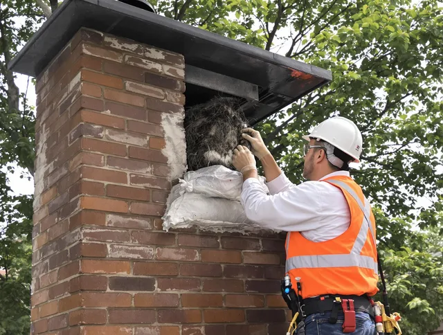 Humane removal of debris and animals by Wareham Chimney Sweep in Wareham, MA