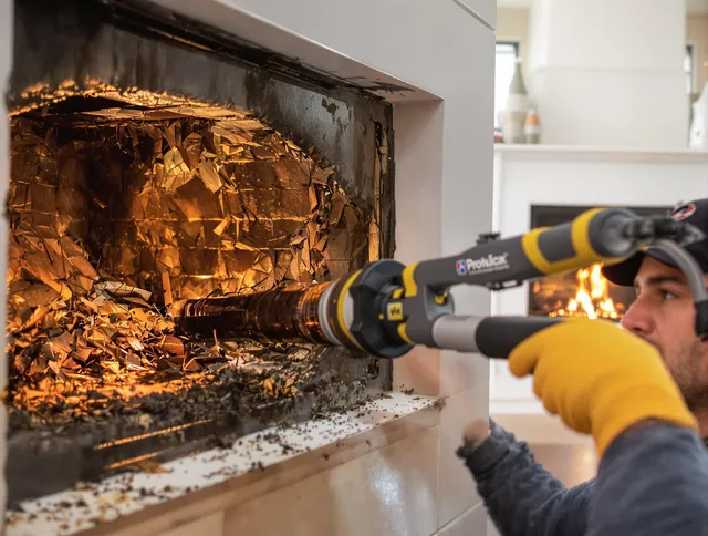 Professional chimney cleaning by Wareham Chimney Sweep in Wareham, MA