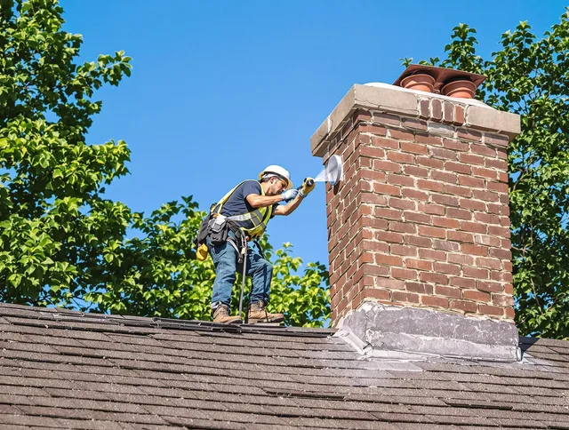 Wareham Chimney Sweep performing an inspection with advanced tools in Wareham, MA