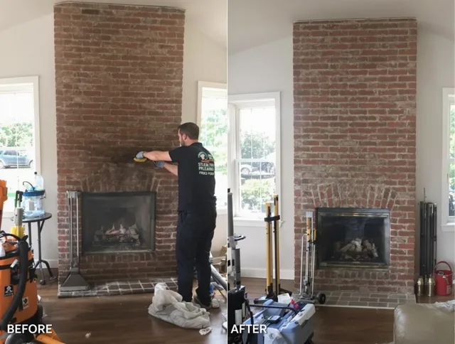 Finished chimney sweeping service by Wareham Chimney Sweep in Wareham, MA
