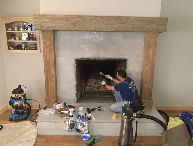 Detailed creosote removal process by Wareham Chimney Sweep in Wareham, MA