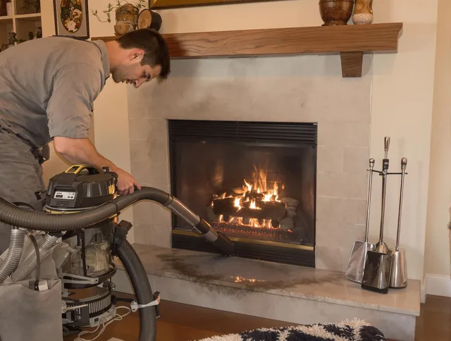 Routine fireplace upkeep by Wareham Chimney Sweep in Wareham, MA