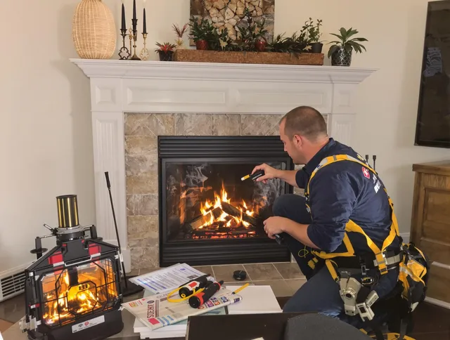 Safety-focused fireplace inspection by Wareham Chimney Sweep in Wareham, MA